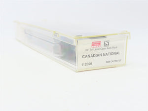 N Micro-Trains MTL 112020 CN Canadian National 89' Tri-Level Auto Rack #700721