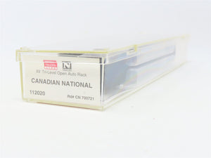 N Micro-Trains MTL 112020 CN Canadian National 89' Tri-Level Auto Rack #700721