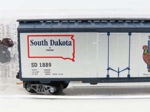 N Scale Micro-Trains MTL 21371 SD South Dakota State 40' Plug Door Box Car #1889