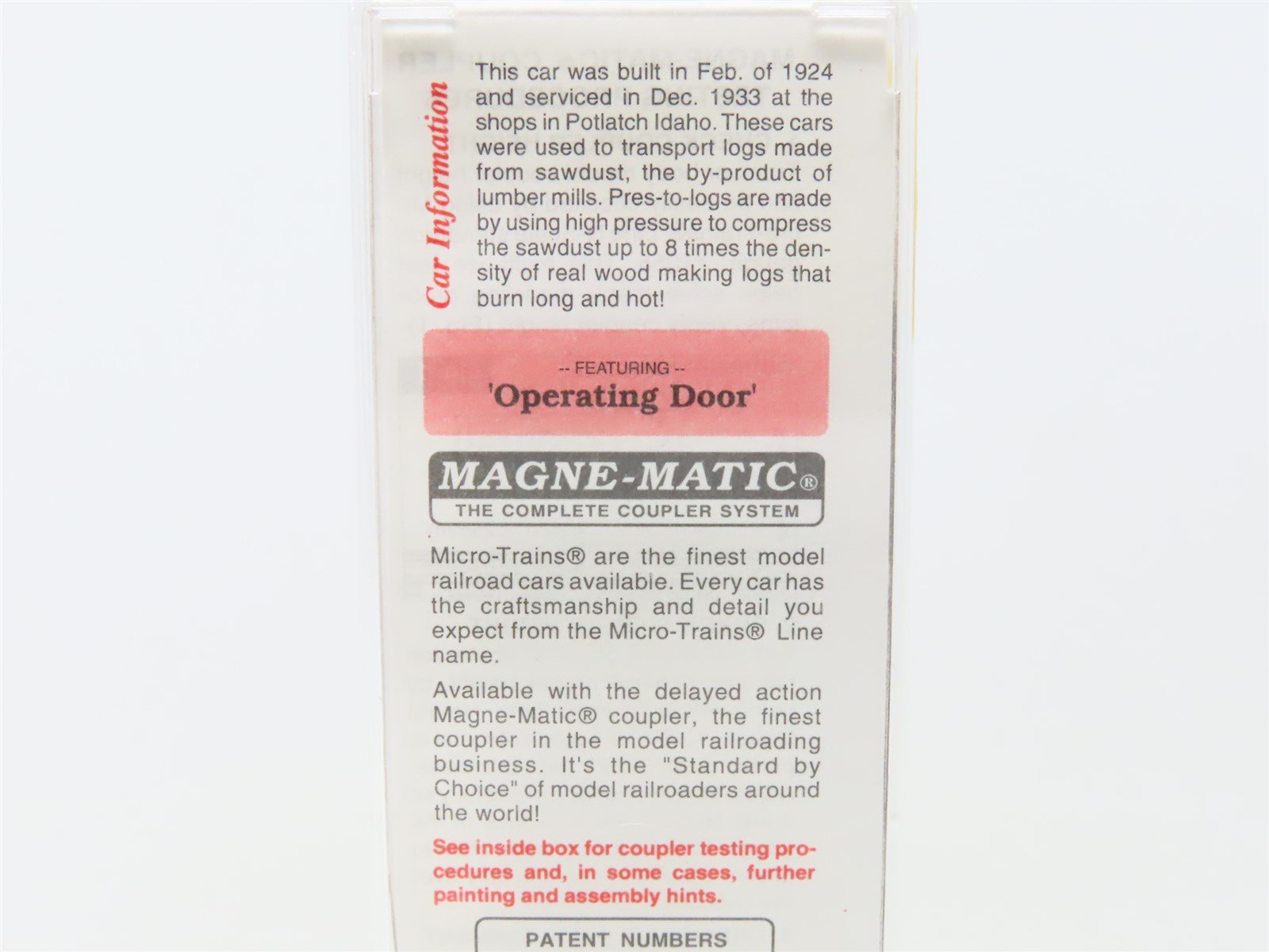 N Scale Micro-Trains MTL 42060 Potlatch Lumber Co 