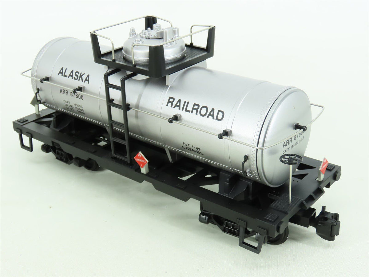 G Scale Lionel 8-87600 ARR Alaska Railroad Tankcar #87600