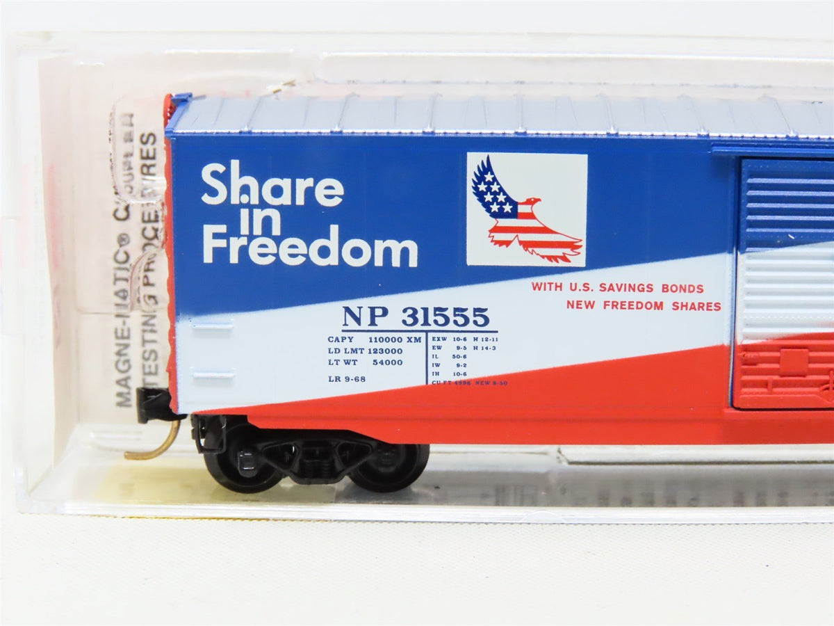 N Scale Micro-Trains MTL 77010 NP &quot;Share In Freedom&quot; Mechanical Reefer #31555