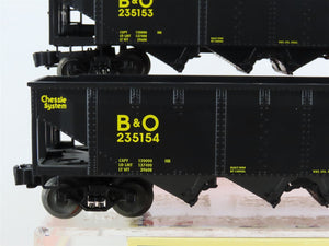 O Gauge 3-Rail Lionel 6-26985 B&O Chessie System 4-Bay Open Hoppers 2-Pack