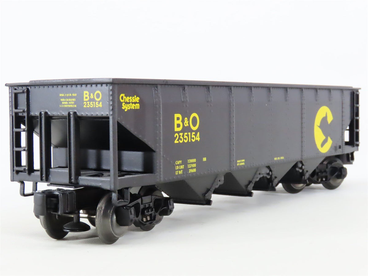 O Gauge 3-Rail Lionel 6-26985 B&amp;O Chessie System 4-Bay Open Hoppers 2-Pack