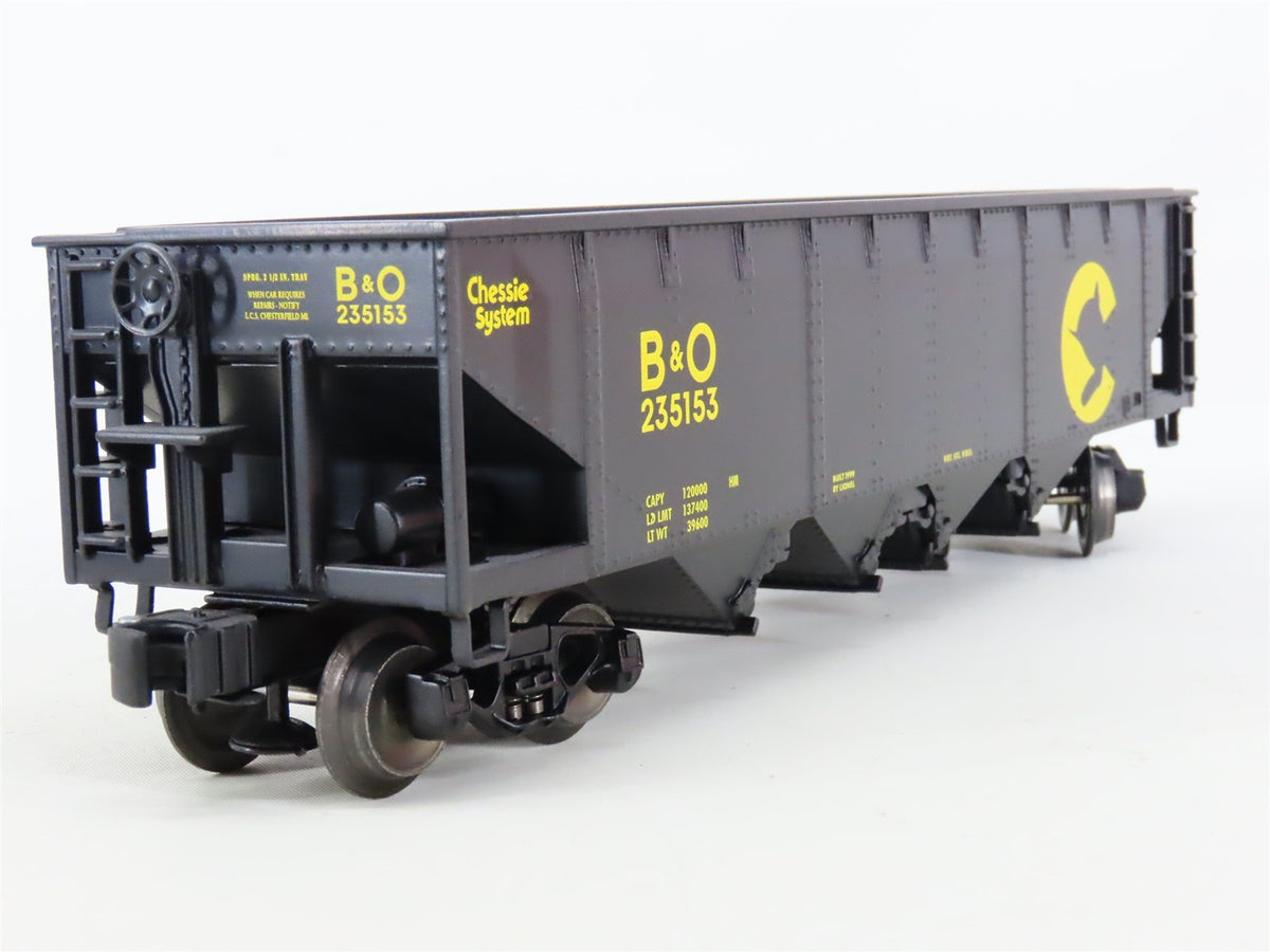 O Gauge 3-Rail Lionel 6-26985 B&amp;O Chessie System 4-Bay Open Hoppers 2-Pack