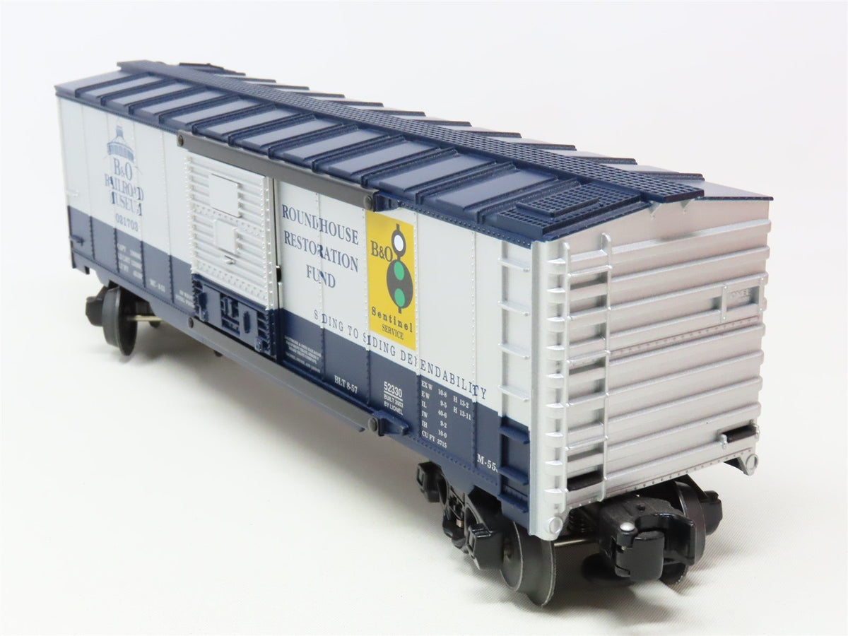 O Gauge 3-Rail Lionel #6-52330 B&amp;O Railroad Museum Fundraiser Box Car #021703