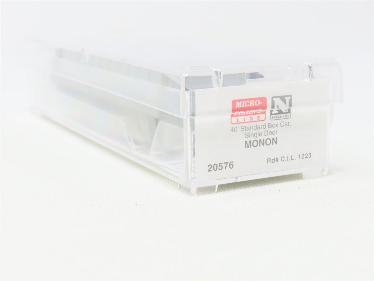 N Scale Micro-Trains MTL 20576 CIL Monon Railroad 40&#39; Standard Box Car #1223