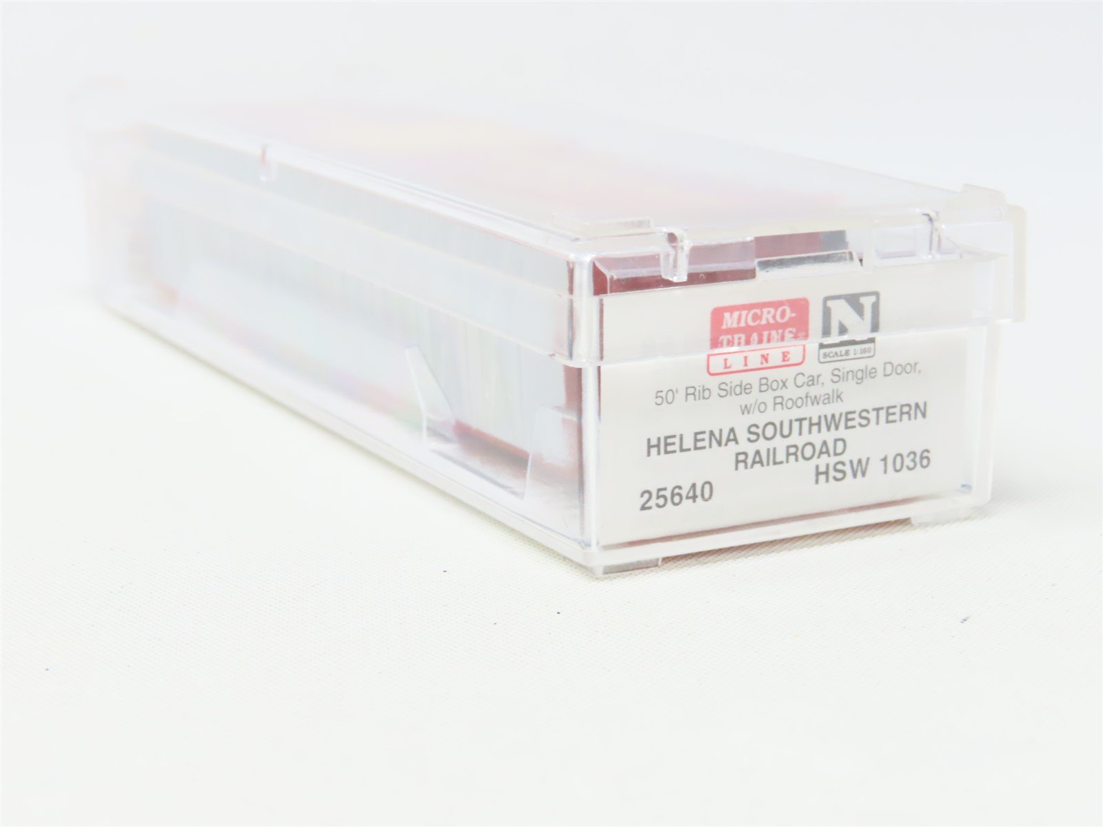 N Scale Micro-Trains MTL 25640 HSW Helena Southwestern 50' Box Car #1036