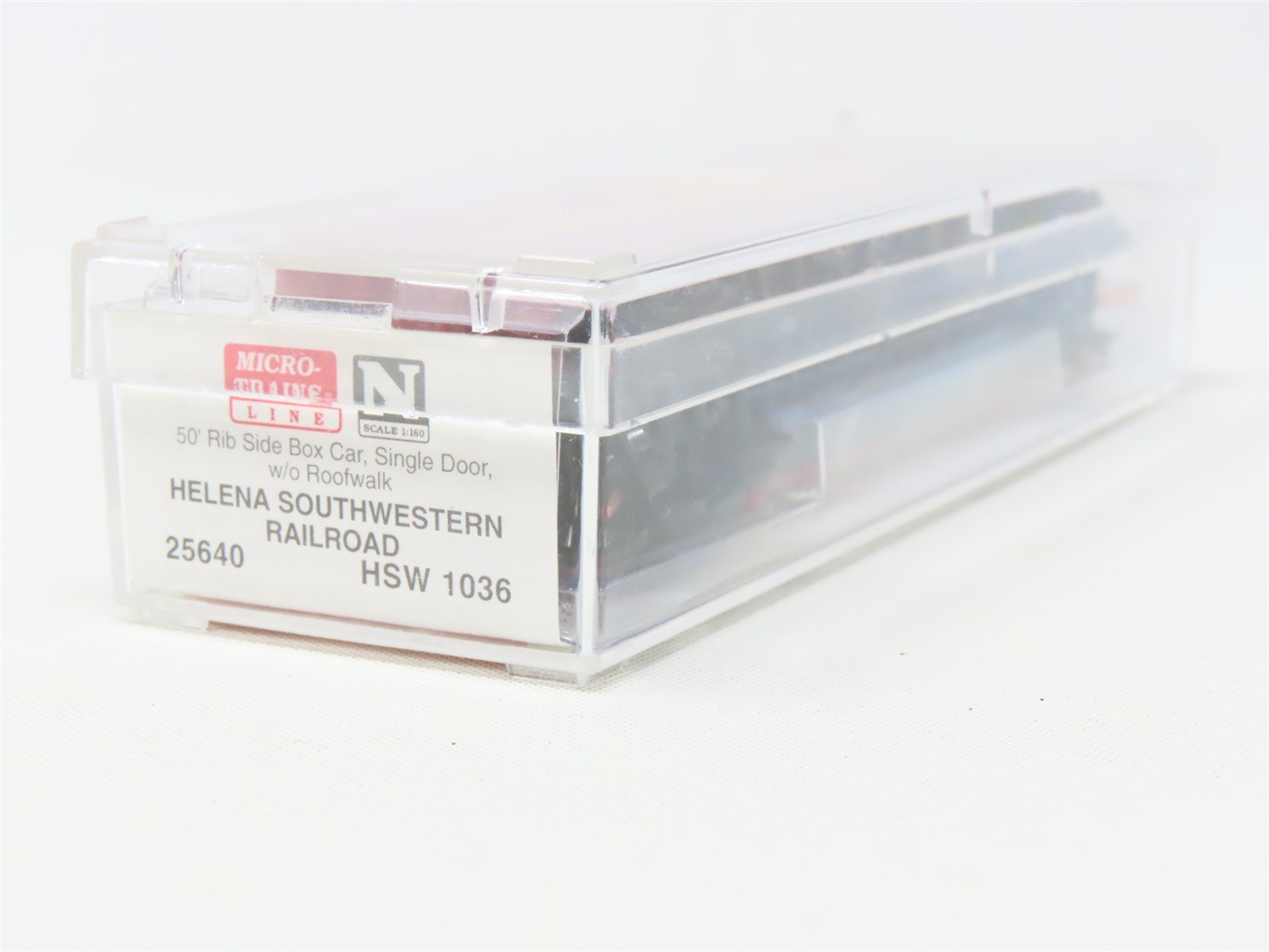 N Scale Micro-Trains MTL 25640 HSW Helena Southwestern 50' Box Car #1036