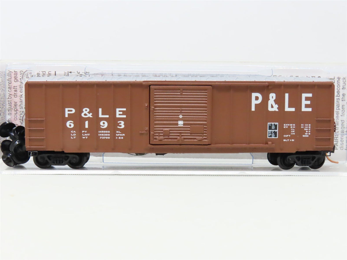 N Scale Micro-Trains MTL 25290 P&amp;LE Pittsburgh &amp; Lake Erie 50&#39; Box Car #6193