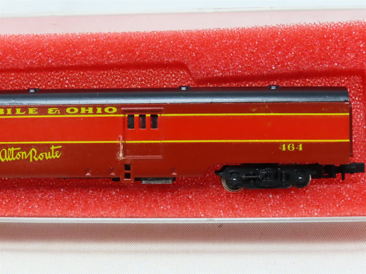 N Scale Con-Cor 0001-04021P GMO &#39;The Alton Route&#39; Combination Passenger #464