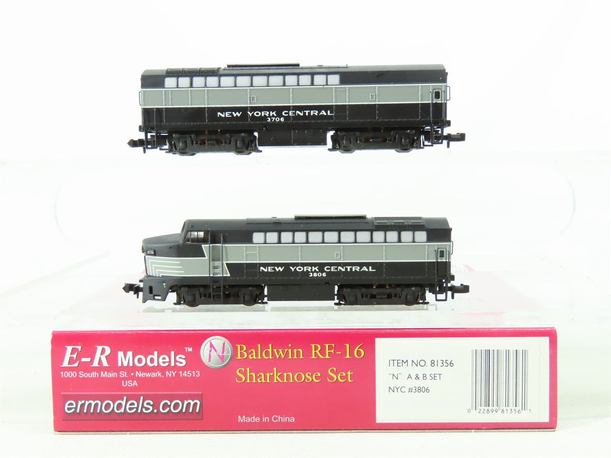 N Scale E-R Models 81356 NYC New York Central RF-16 Diesel Loco Set