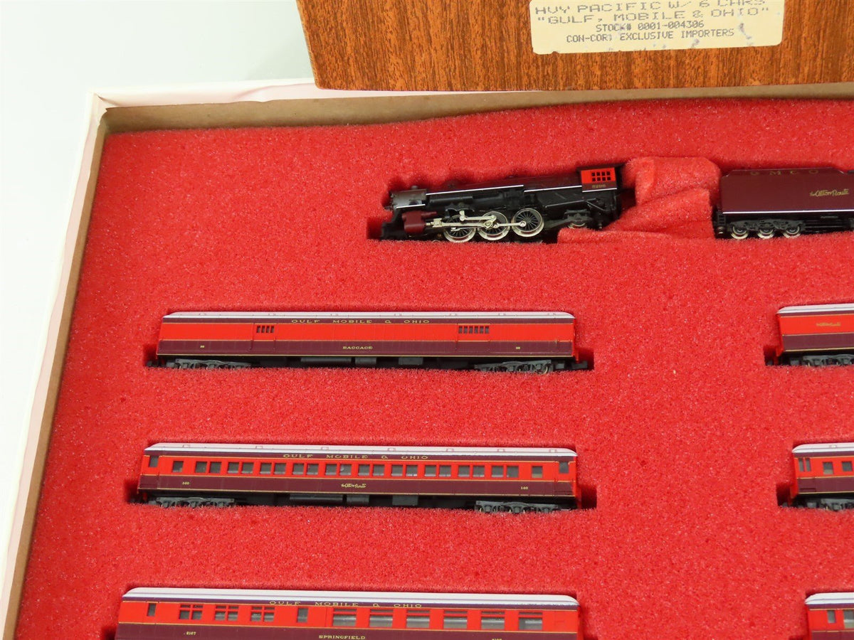 N Con-Cor/Rivarossi 0001-004306 GM&amp;O &quot;The Alton Route&quot; 4-6-2 Steam Passenger Set