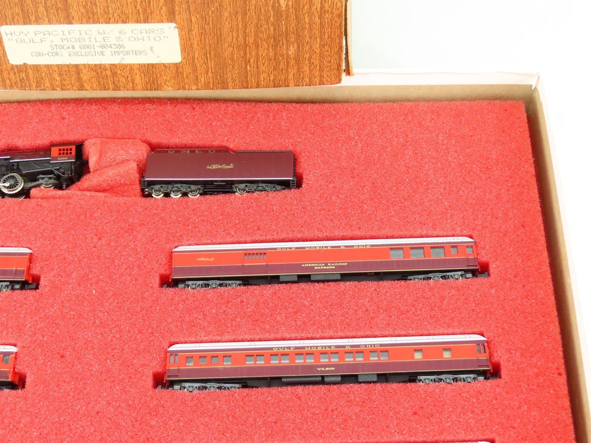 N Con-Cor/Rivarossi 0001-004306 GM&amp;O &quot;The Alton Route&quot; 4-6-2 Steam Passenger Set