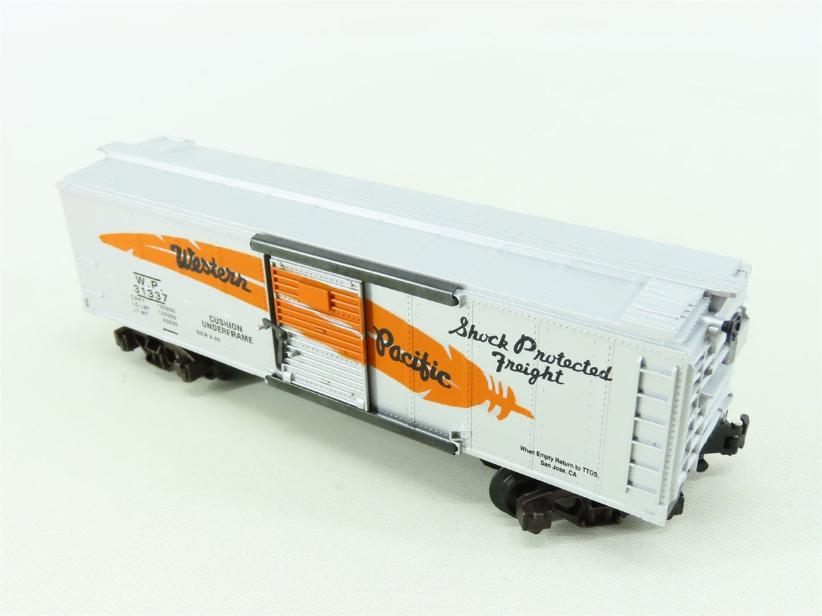 S American Flyer 6-48498 WP Western Pacific &quot;Feather&quot; TTOS 40&#39; Box Car #31337