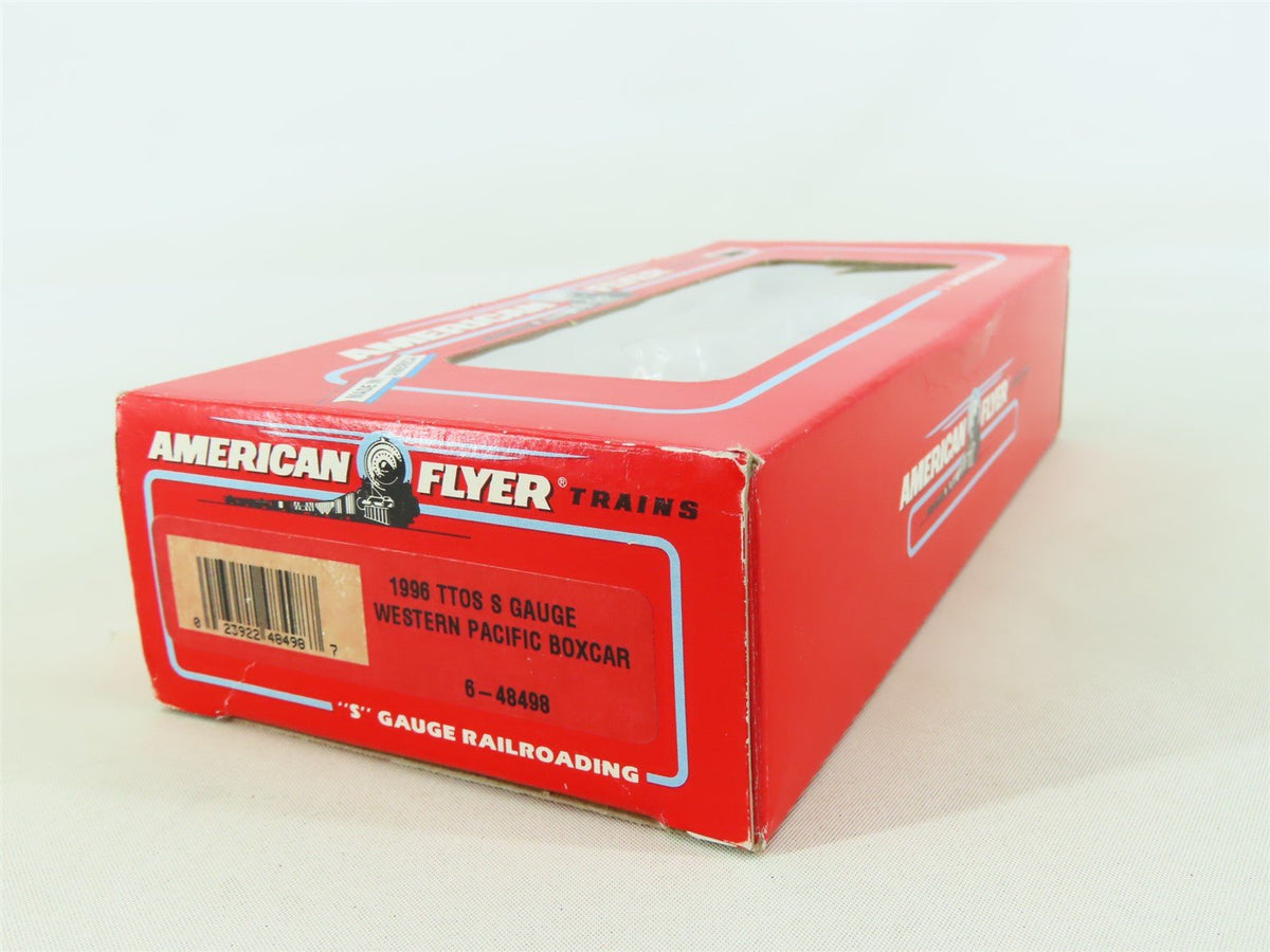 S American Flyer 6-48498 WP Western Pacific &quot;Feather&quot; TTOS 40&#39; Box Car #31337