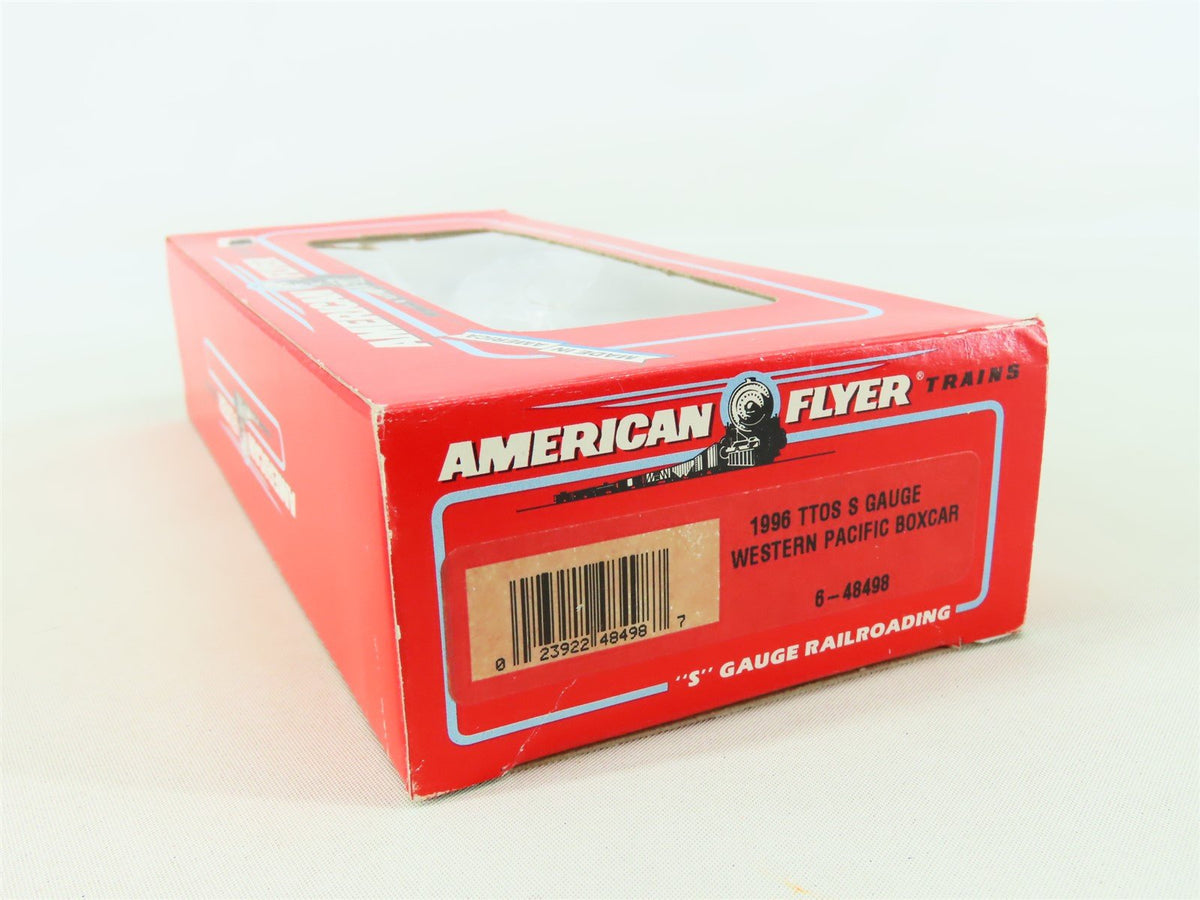 S American Flyer 6-48498 WP Western Pacific &quot;Feather&quot; TTOS 40&#39; Box Car #31337