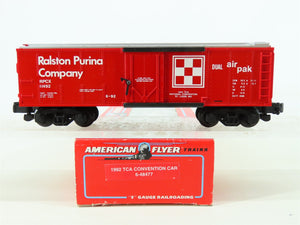 S Scale American Flyer 6-48477 RPCX Ralston Purina Co. TCA 40' Box Car #11492