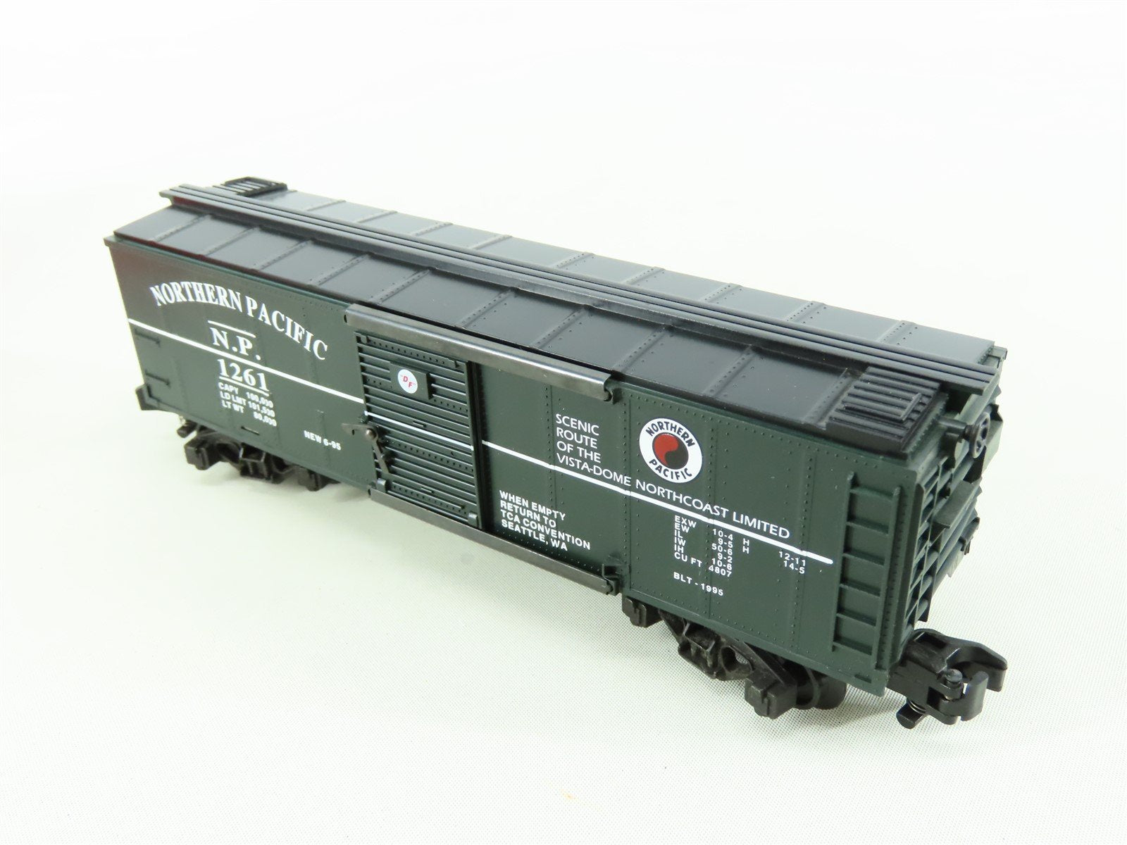S Scale American Flyer 6-48492 NP Northern Pacific TCA 40' Box Car #1261