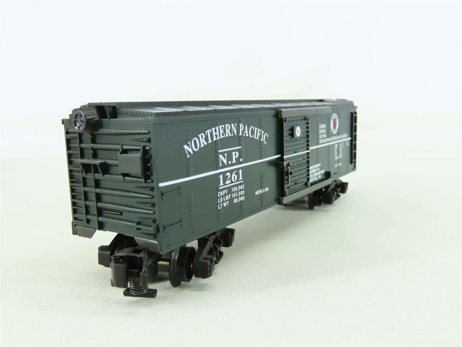 S Scale American Flyer 6-48492 NP Northern Pacific TCA 40' Box Car #1261