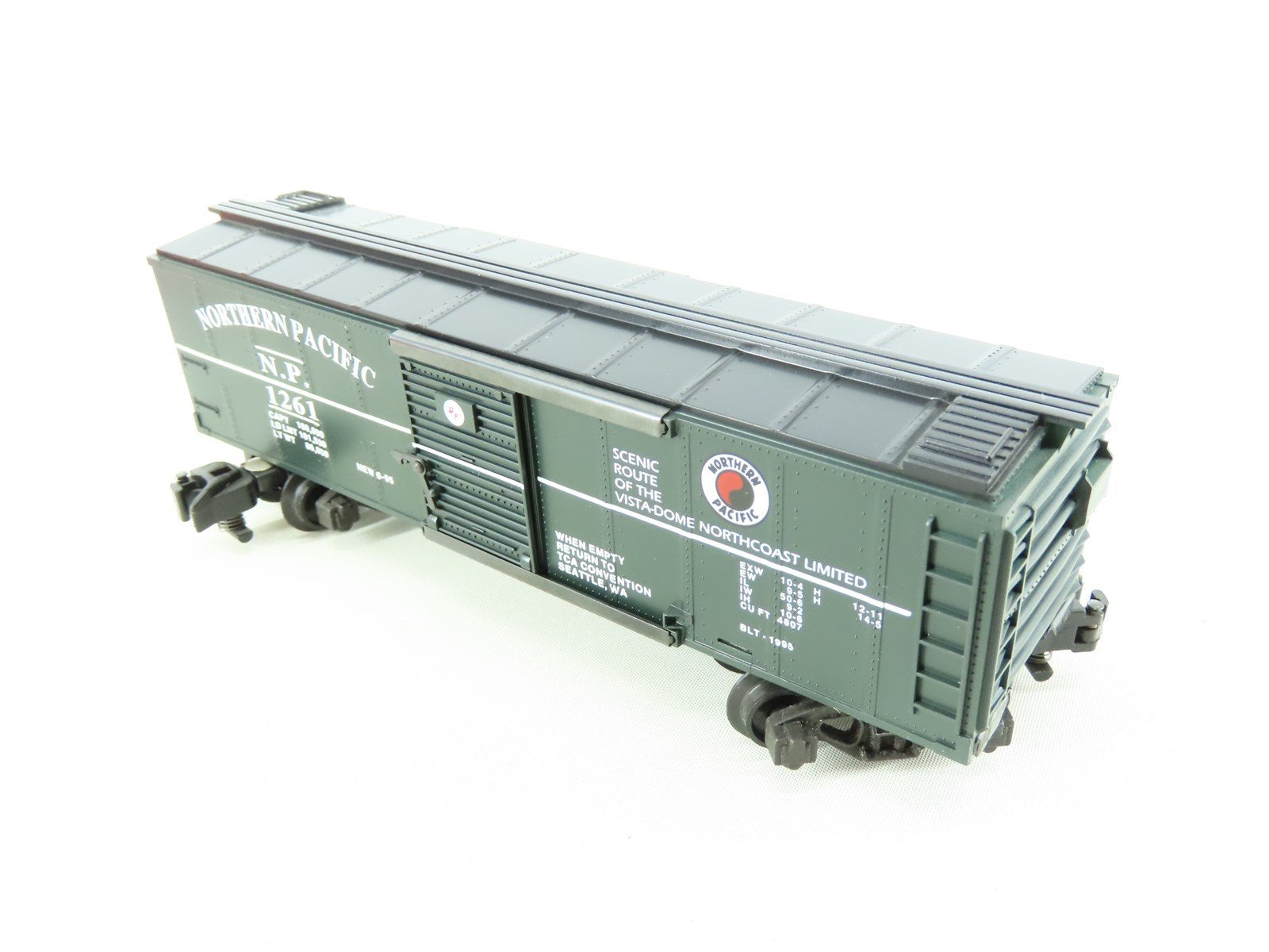 S Scale American Flyer 6-48492 NP Northern Pacific TCA 40' Box Car #1261