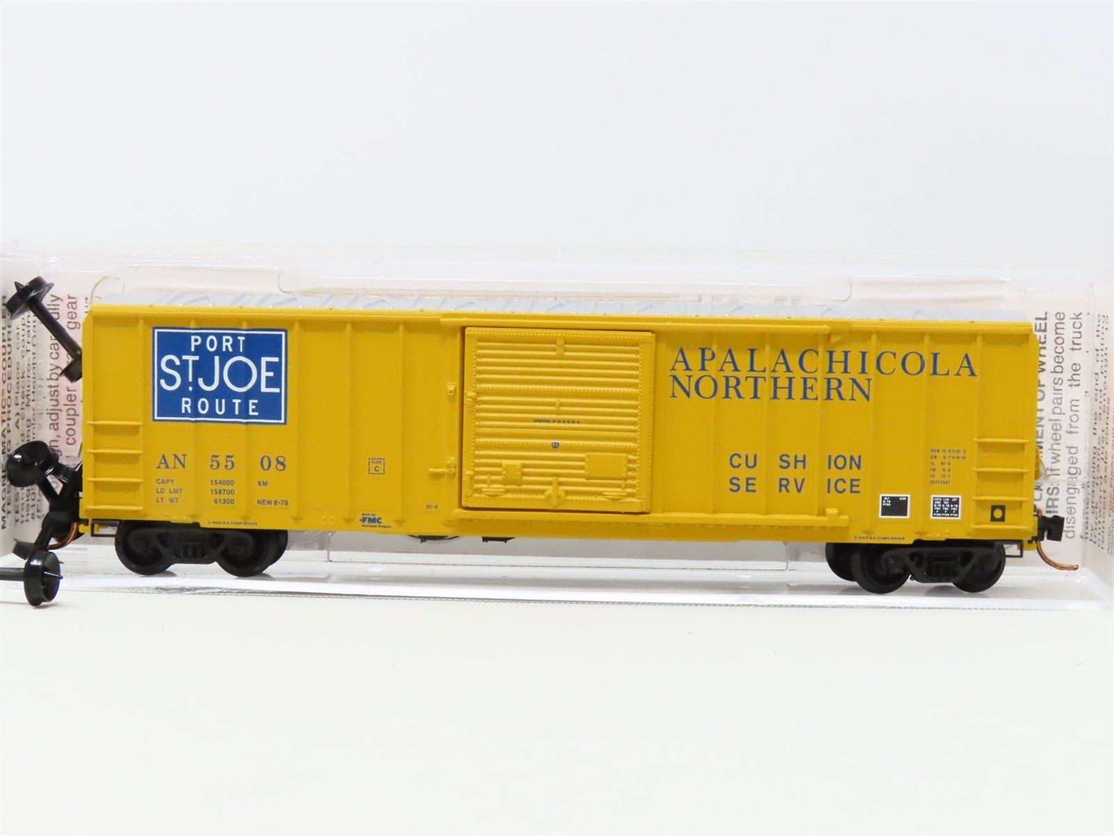 N Scale Micro-Trains MTL #02500580 AN Port St. Joe 50' Single Door Box Car #5508