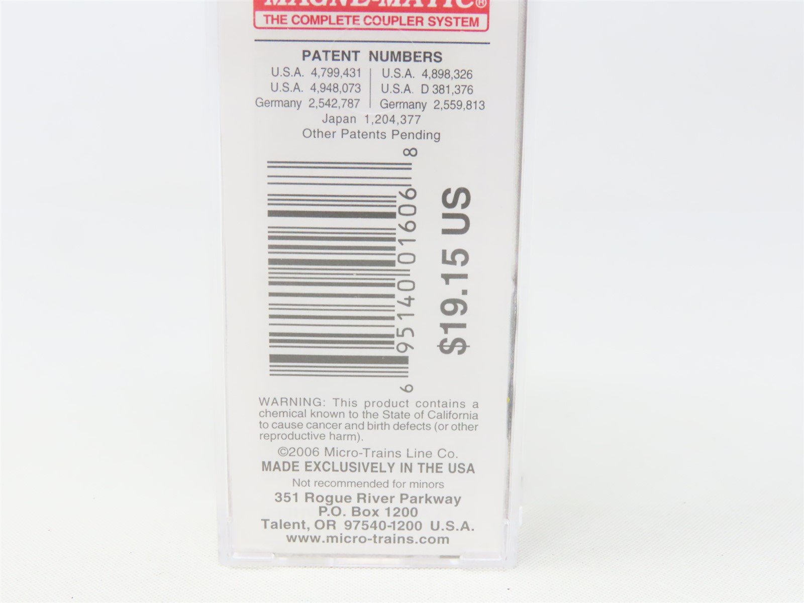 N Scale Micro-Trains MTL #02500580 AN Port St. Joe 50' Single Door Box Car #5508