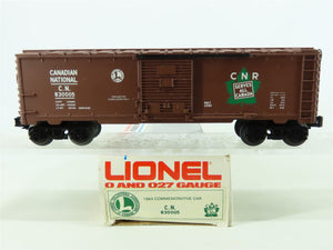 O27 Gauge 3-Rail Lionel LCAC 1983 CN Canadian National Railway Box Car #830005