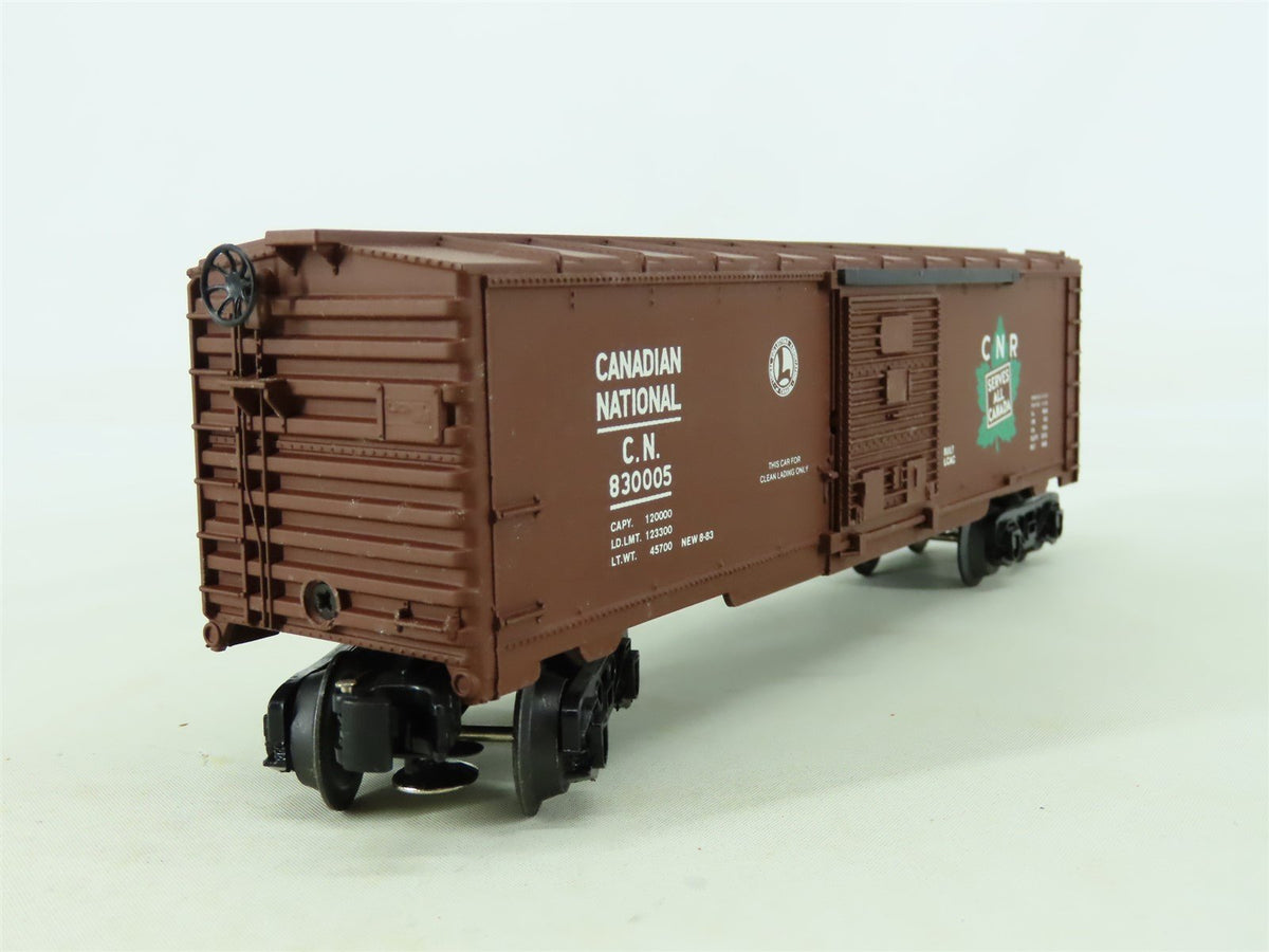 O27 Gauge 3-Rail Lionel LCAC 1983 CN Canadian National Railway Box Car #830005