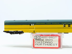 N Scale Con-Cor 0001-04021T CNW Chicago Northwestern Baggage Passenger Car