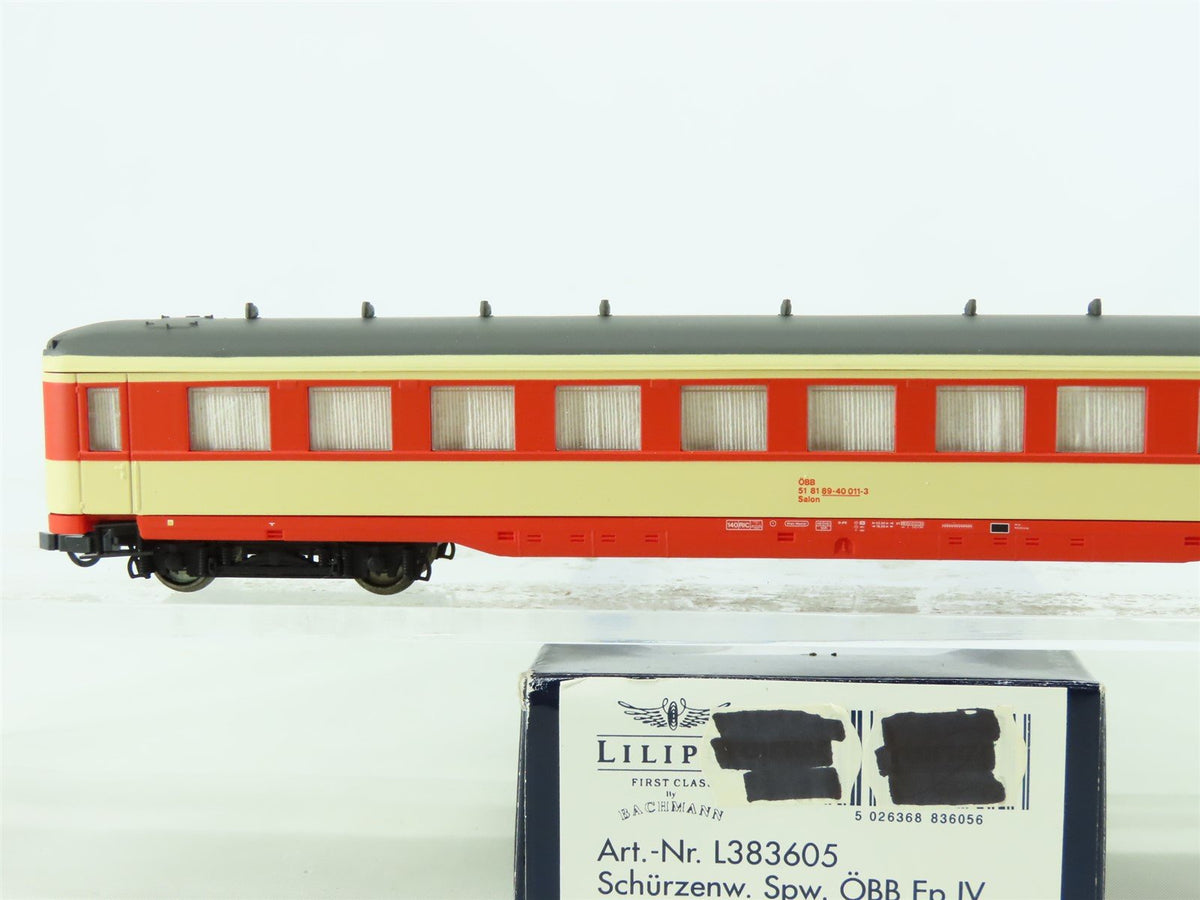 HO Scale Liliput L383605 OBB Austrian Federal Era IV Salon Passenger Car #011-3
