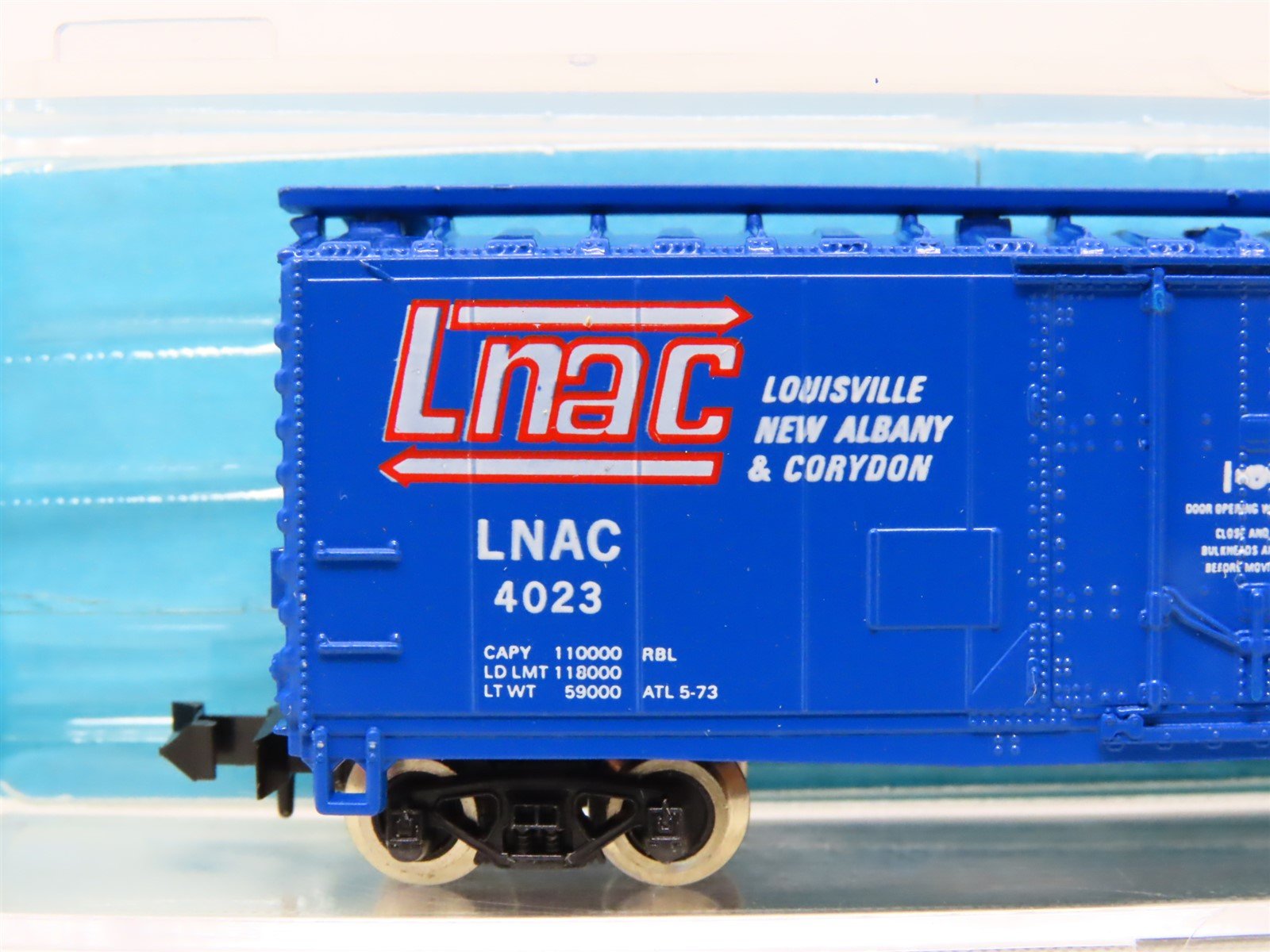 N Scale Atlas 3315 LNAC Louisville New Albany & Corydon 40' Box Car #4023