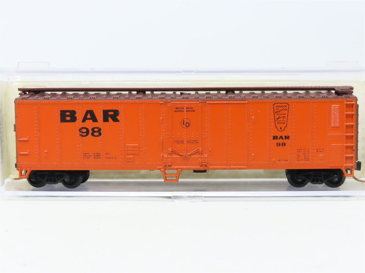 N Scale Atlas 3652 BAR Bangor &amp; Aroostook 50&#39; Mechanical Reefer #98