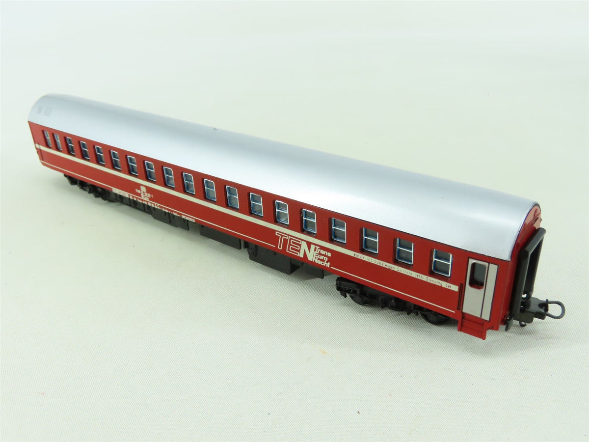 HO Scale Lima 309206 DB German TEN Trans-Euro Nacht Sleeper Passenger #411-1