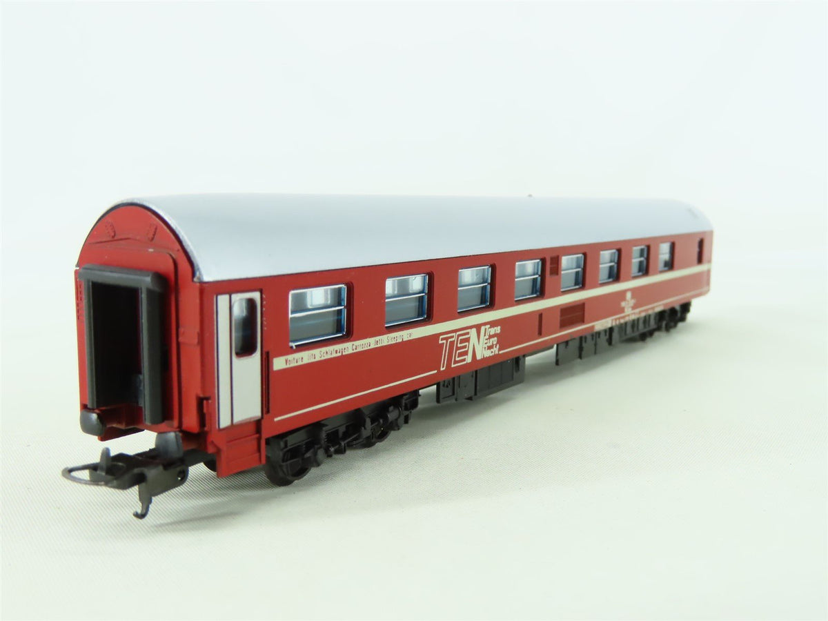 HO Scale Lima 309206 DB German TEN Trans-Euro Nacht Sleeper Passenger #411-1