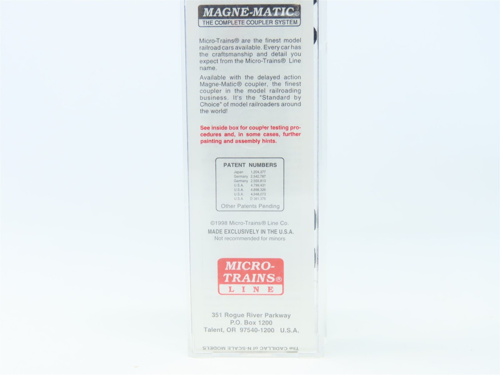 N Scale Micro-Trains MTL #74030 GN Big Sky Blue 40' Plug Door Box Car #6646