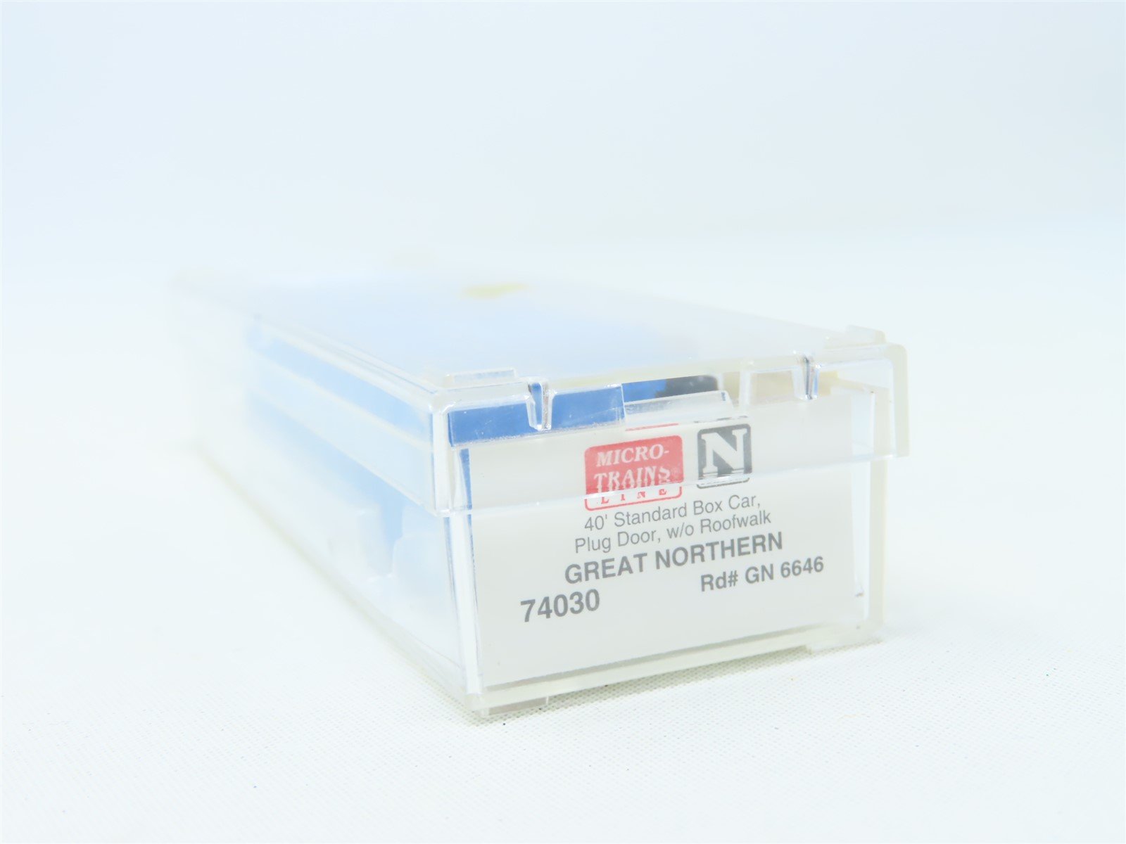 N Scale Micro-Trains MTL #74030 GN Big Sky Blue 40' Plug Door Box Car #6646