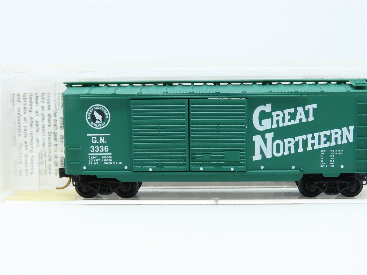 N Scale Micro-Trains MTL #23190 GN Great Northern 40&#39; Double Door Box Car #3336