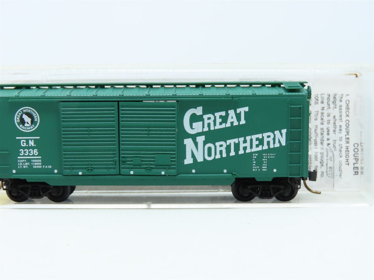 N Scale Micro-Trains MTL #23190 GN Great Northern 40&#39; Double Door Box Car #3336