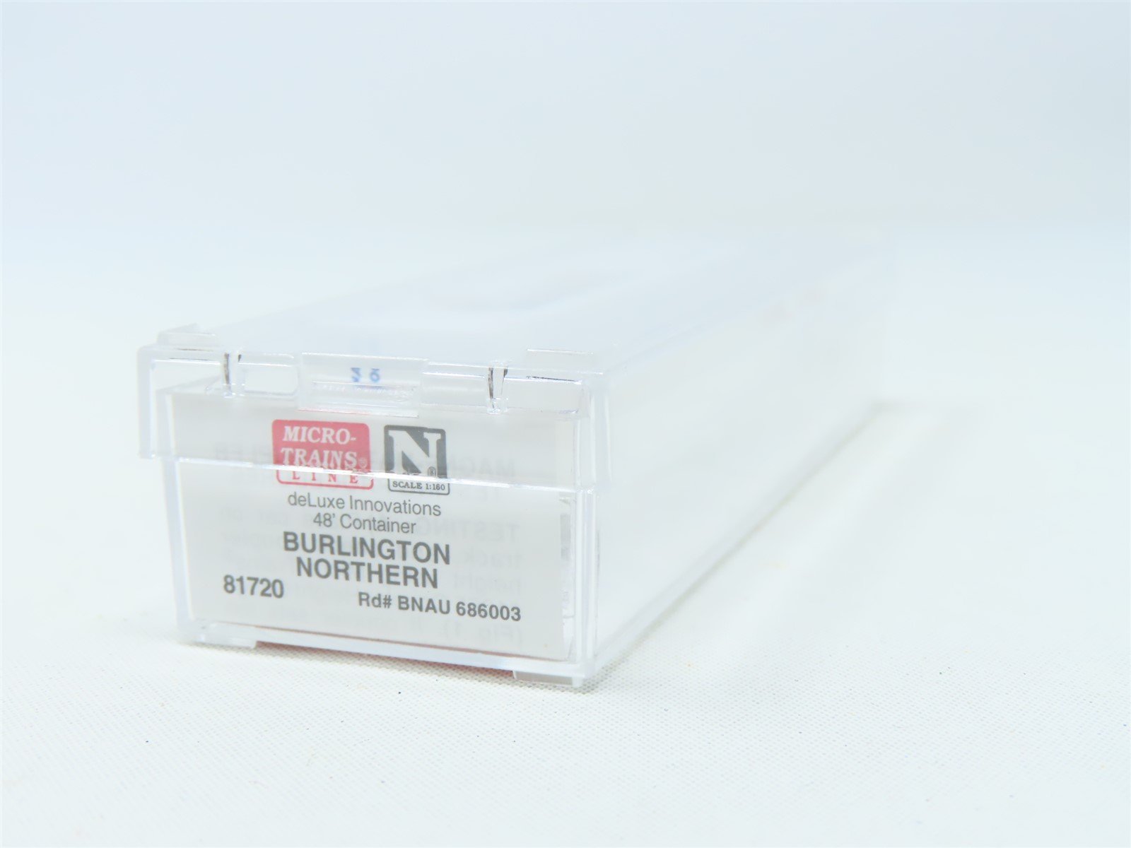 N Scale Micro-Trains MTL Deluxe Innovations #81720 BNAU 48' Container - Omaha