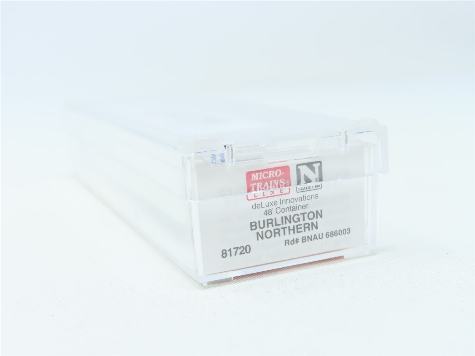 N Scale Micro-Trains MTL Deluxe Innovations #81720 BNAU 48' Container - Omaha