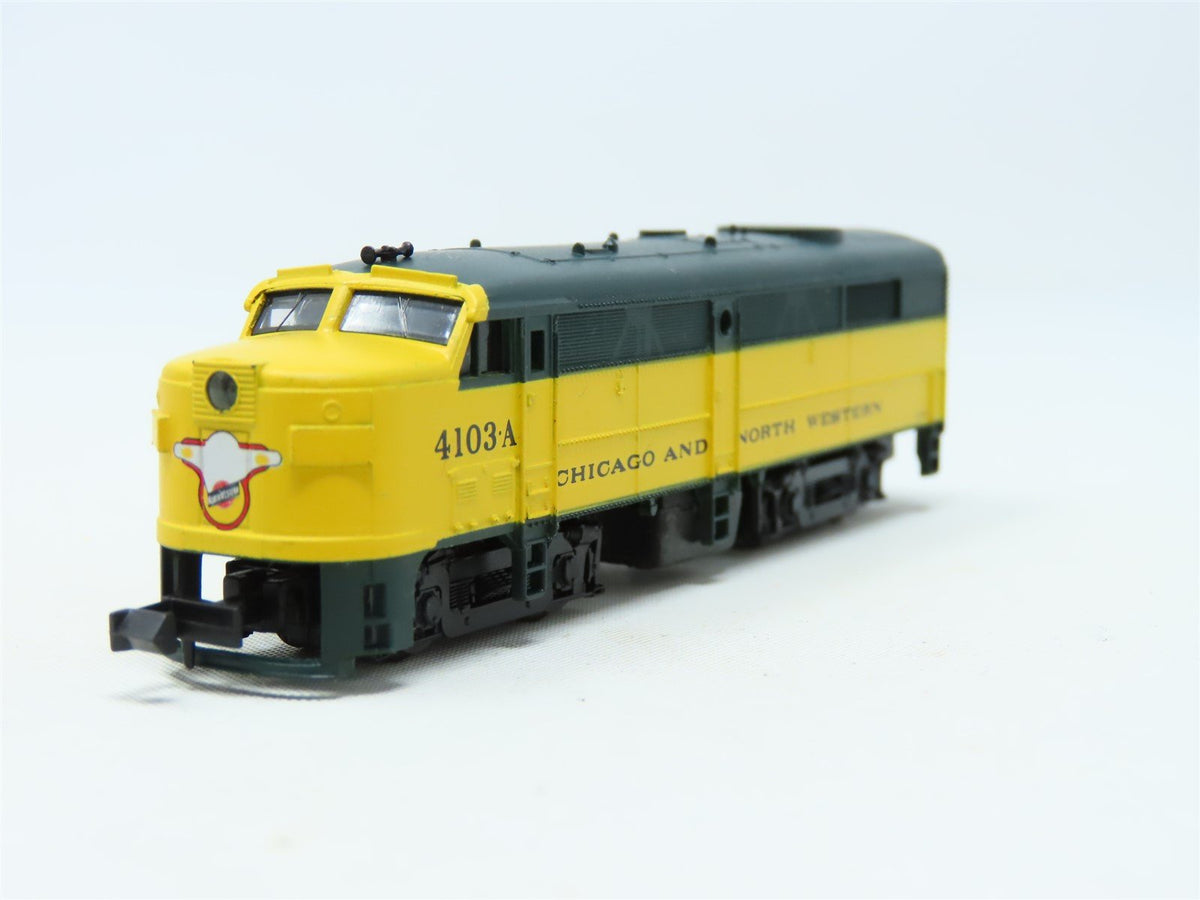 N Scale Life-Like 7942 CNW Chicago &amp; Northwestern FA2 Diesel Locomotive #4103A