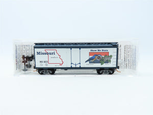 N Micro-Trains MTL #21373 MO Missouri State Car 40' Plug Door Box Car #1821
