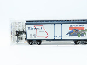 N Micro-Trains MTL #21373 MO Missouri State Car 40' Plug Door Box Car #1821
