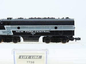 N Scale Life-Like 7738 NYC New York Central F7A Diesel Locomotive #1632