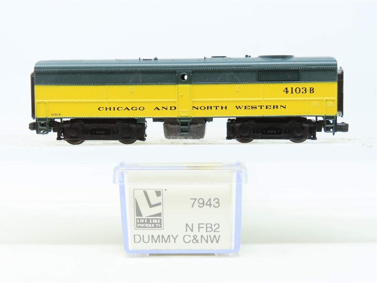 N Scale Life-Like 7943 CNW Railway FB2 Diesel Loco #4103B Unpowered