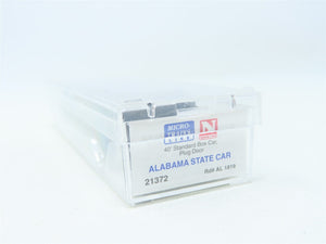 N Scale Micro-Trains MTL 21372 AL Alabama State Car 40' Plug Door Box Car #1819