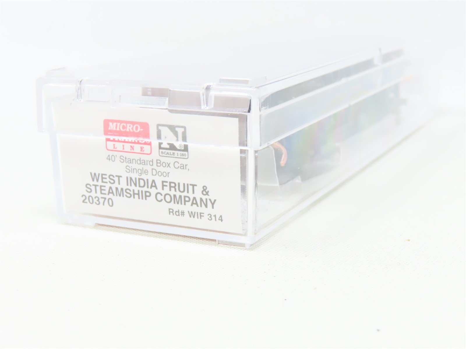 N Scale Micro-Trains MTL 20370 WIF West India Fruit 40' Single Door Box Car #314
