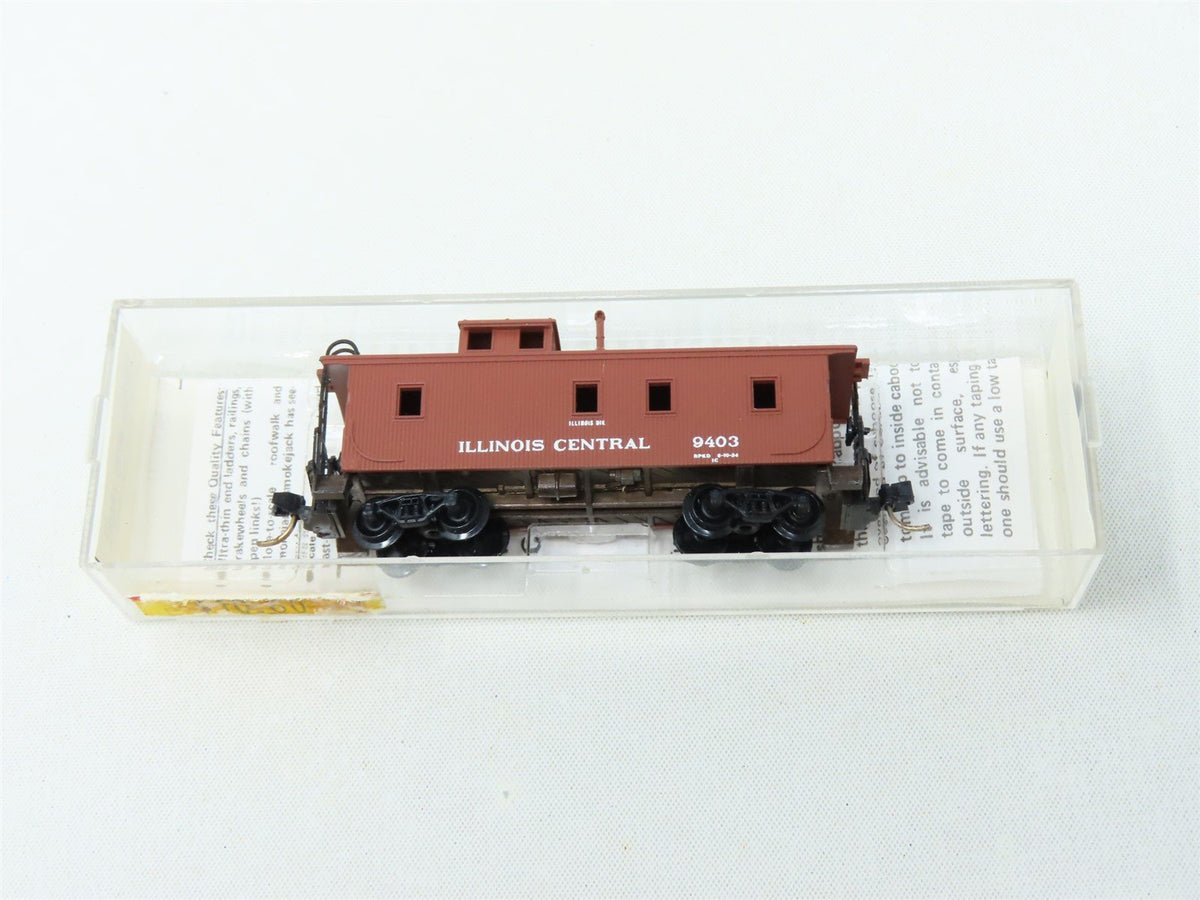 N Micro-Trains MTL #50030 IC Illinois Central 34&#39; Wood Sheathed Caboose #9403