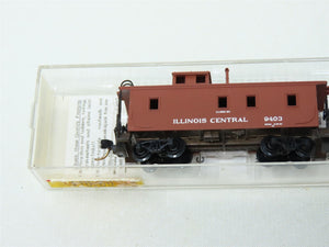 N Micro-Trains MTL #50030 IC Illinois Central 34' Wood Sheathed Caboose #9403